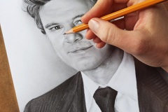 Colin Firth - rys. Kamila Światły