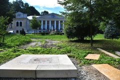 Fundament pod przenoszoną kapliczkę do ogrodu DPS Mianocice