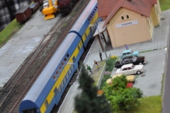 "Stacja Biblioteka" - wystawa modeli kolejek w Kozłowie - fot. K. Capiga - miechowski.pl