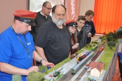 "Stacja Biblioteka" - wystawa modeli kolejek w Kozłowie - fot. K. Capiga - miechowski.pl
