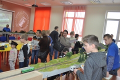"Stacja Biblioteka" - wystawa modeli kolejek w Kozłowie - fot. K. Capiga - miechowski.pl