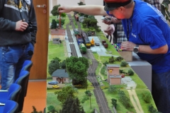 "Stacja Biblioteka" - wystawa modeli kolejek w Kozłowie - fot. K. Capiga - miechowski.pl