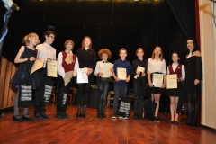 XXV Miechowski Festiwal Młodych Muzyków - laureaci poszczególnych kategorii - fot. K. Capiga