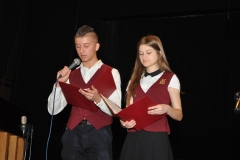 XXV Miechowski Festiwal Młodych Muzyków -konferansjerzy - fot. K. Capiga