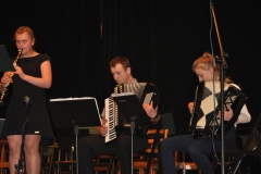 XXV Miechowski Festiwal Młodych Muzyków - Patrycja Fijor, Klaudia Fijor, Krzysztof Zmarzły - fot. K. Capiga