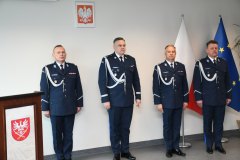 Uroczysta zmiana kierownictwa w KPP Miechów