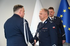 Uroczysta zmiana kierownictwa w KPP Miechów