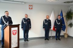 Uroczysta zmiana kierownictwa w KPP Miechów
