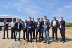 Północna obwodnica Miechowa w 34% realizacji - wizja terenowa władz - fot. K. Capiga