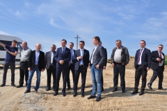 Północna obwodnica Miechowa w 34% realizacji - wizja terenowa władz - fot. K. Capiga