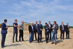 Północna obwodnica Miechowa w 34% realizacji - wizja terenowa władz - fot. K. Capiga