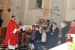 Odpust Parafialny w Książu Wielkim - życzenia dla księży Wojciechów - fot. Krzysztof Capiga - miechowski.pl