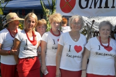 Przedstawicielki gminy Racławice na Dożynkach Powiatowych w Przybysławicach - miechowski.pl