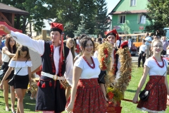 Przedstawicielki gminy Racławice na Dożynkach Powiatowych w Przybysławicach - miechowski.pl