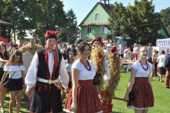 Przedstawicielki gminy Racławice na Dożynkach Powiatowych w Przybysławicach - miechowski.pl