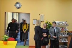 Samorządowcy ze Słaboszowa z wizytą w Bibliotece w Kozłowie - miechowski.pl - fot. K. Capiga