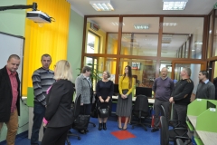 Samorządowcy ze Słaboszowa z wizytą w Bibliotece w Kozłowie - miechowski.pl - fot. K. Capiga