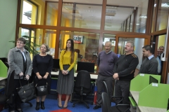 Samorządowcy ze Słaboszowa z wizytą w Bibliotece w Kozłowie - miechowski.pl - fot. K. Capiga