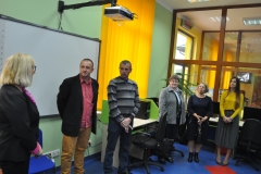 Samorządowcy ze Słaboszowa z wizytą w Bibliotece w Kozłowie - miechowski.pl - fot. K. Capiga