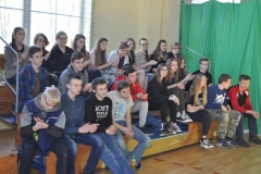 Samorządowcy uczą młodzież samorządności - sesja RG Słaboszów w ZS Dziaduszyce - fot. K. Capiga