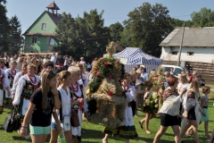 Reprezentacja gminy Słaboszów na Dożynkach Powiatowych Przybysławice 2016 - miechowski.pl