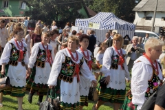 Reprezentacja gminy Słaboszów na Dożynkach Powiatowych Przybysławice 2016 - miechowski.pl