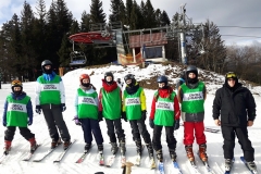 Uczniowie z Dziaduszyc na białej szkole w Sidzinie