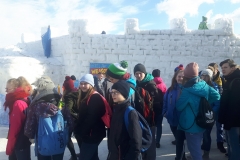 Uczniowie z Dziaduszyc na białej szkole w Sidzinie