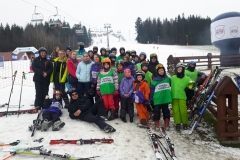 Uczniowie z Dziaduszyc na białej szkole w Sidzinie