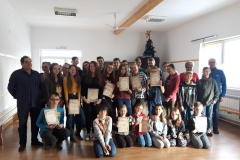 Uczniowie z Dziaduszyc na białej szkole w Sidzinie