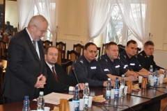 Wyjazdowe posiedzenie Małopolskiej Wojewódzkiej Rady Bezpieczeństwa Ruchu Drogowego w Miechowie - fot. K. Capiga