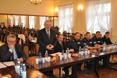 Wyjazdowe posiedzenie Małopolskiej Wojewódzkiej Rady Bezpieczeństwa Ruchu Drogowego w Miechowie - fot. K. Capiga