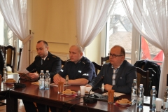 Wyjazdowe posiedzenie Małopolskiej Wojewódzkiej Rady Bezpieczeństwa Ruchu Drogowego w Miechowie - fot. K. Capiga