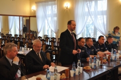 Wyjazdowe posiedzenie Małopolskiej Wojewódzkiej Rady Bezpieczeństwa Ruchu Drogowego w Miechowie - fot. K. Capiga