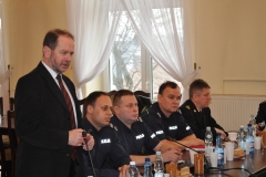 Wyjazdowe posiedzenie Małopolskiej Wojewódzkiej Rady Bezpieczeństwa Ruchu Drogowego w Miechowie - fot. K. Capiga