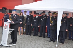 Powiatowy Dzień Strażaka 2017 - komendant KP PSP st. bryg. Grzegorz Kosiński - fot. K. Capiga