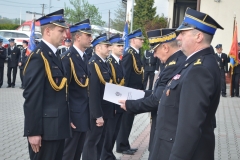 Powiatowy Dzień Strażaka 2017 - awanse na wyższe stopnie - fot. K. Capiga