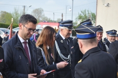Powiatowy Dzień Strażaka 2017 - statuetki honorowe komendanta KP PSP w Miechowie - fot. K. Capiga
