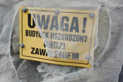 Ruina synagogi w Książu Wielkim - fot. K. Capiga
