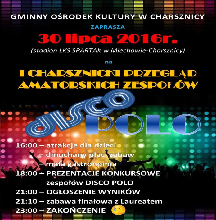 Przegląd zespołów Disco Polo w Charsznicy