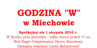 Miechowianie uczczą godzinę „W”