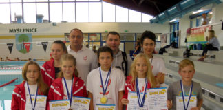 Dominacja 10 letnich pływaczek z Miechowa