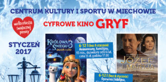 Rozpocznij Nowy Rok z CKiS Cyfrowe Kino Gryf Zaprasza w Nowym Roku