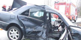 Feralny wypadkowy weekend Wypadek w Falniowie