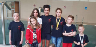 8 medali sekcji pływackiej w Limanowej Sekcja pływacka CKiS w Limanowej