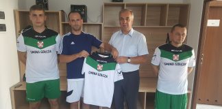 Urząd Gminy w Gołczy głównym sponsorem Strażaka Przybysławice Starostowie III Gołeckiego Żniwogrania z wójtem Lesławem Blachą - Malwina Chaba i Łukasz Micek