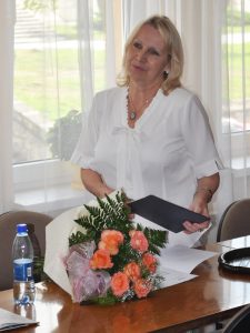 Wanda Zientara - długoletni kierownik GOPS w Słaboszowie