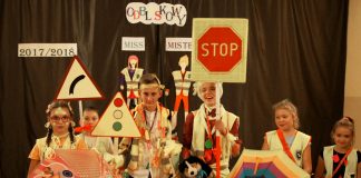 Odblaskowa dyskoteka, odblaskowa miss i mister szkoły w Antolce