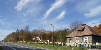 Odblaskowy łańcuch w Antolce