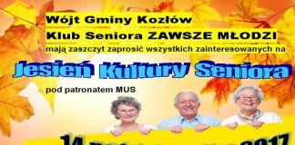 Jesień Kultury Seniora już w sobotę w Kozłowie